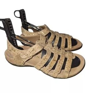 Vionic Rest Harissa Gold Sandals Women Size 7.5
